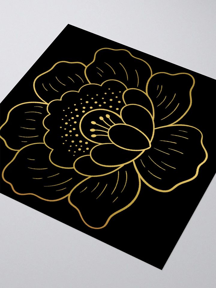 InnerBloom Black Sticker product image (1)