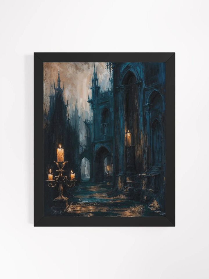Gothic Architectural Twilight Framed Print product image (1)