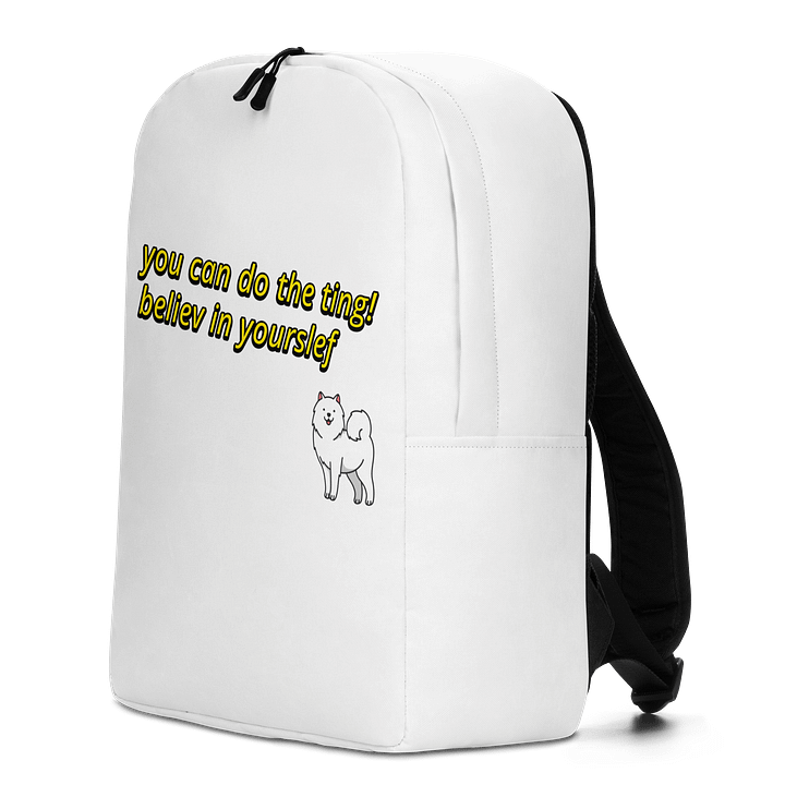 you can do the ting! believ in yourself backpack product image (2)