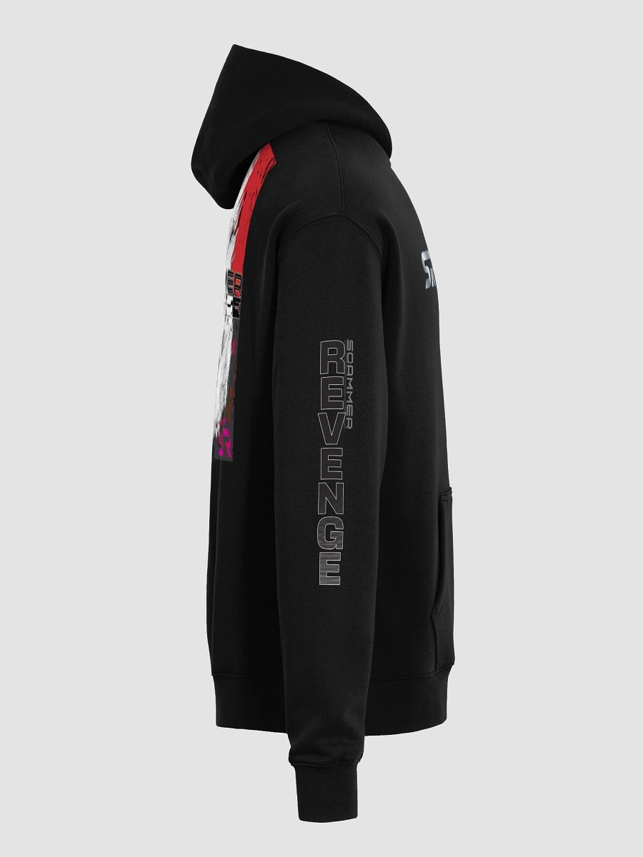 Scammer Revenge Premium Oversized Hoodie with Glitch-Style Logo product image (7)