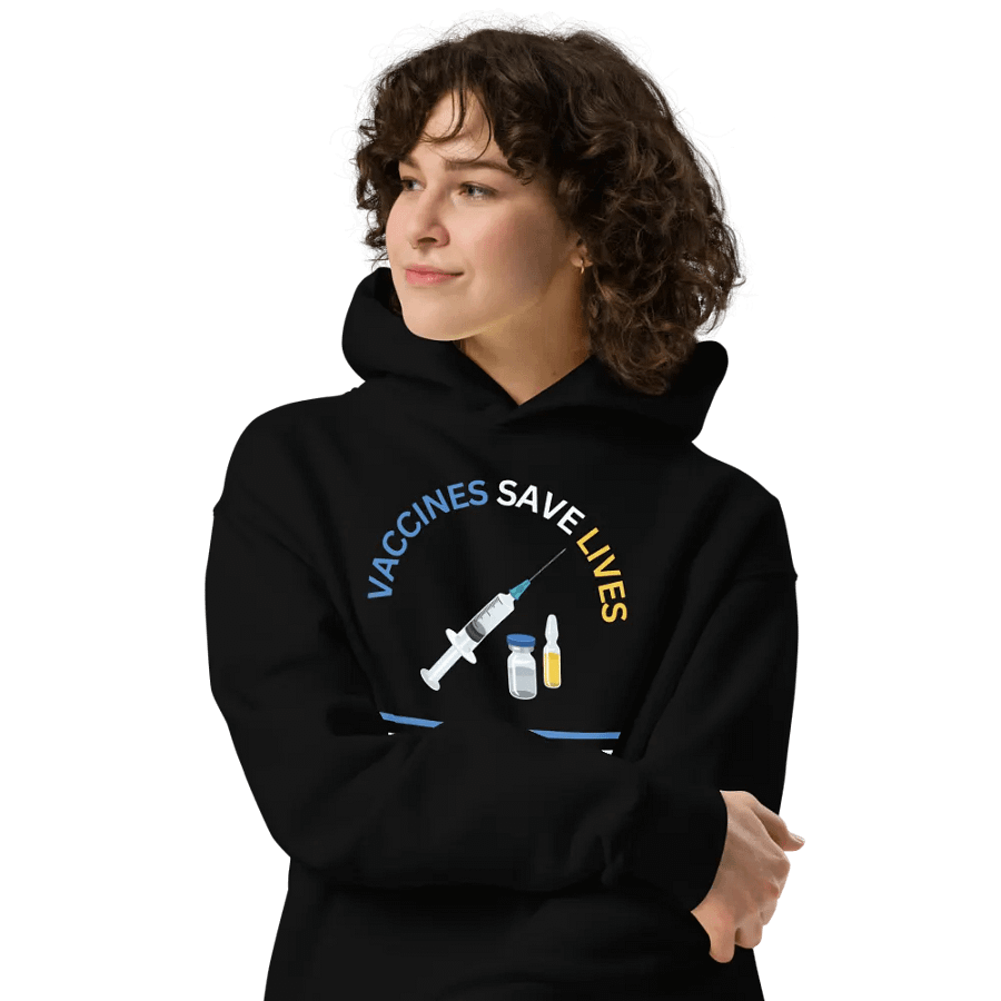 Vaccines Save Lives Oversized Hoodie product image (4)