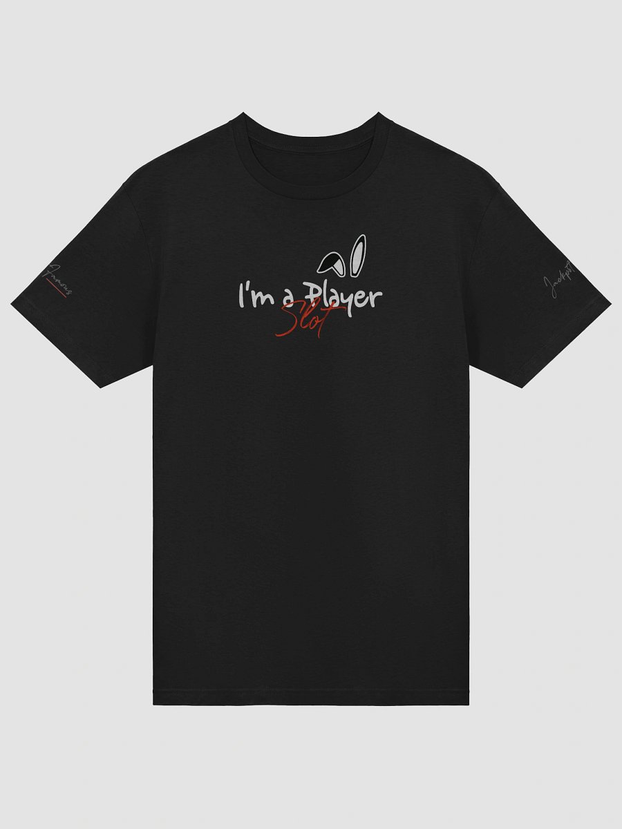 "I'm a Slot Player" Black Tee – Bunny Ears Edition 2 product image (5)