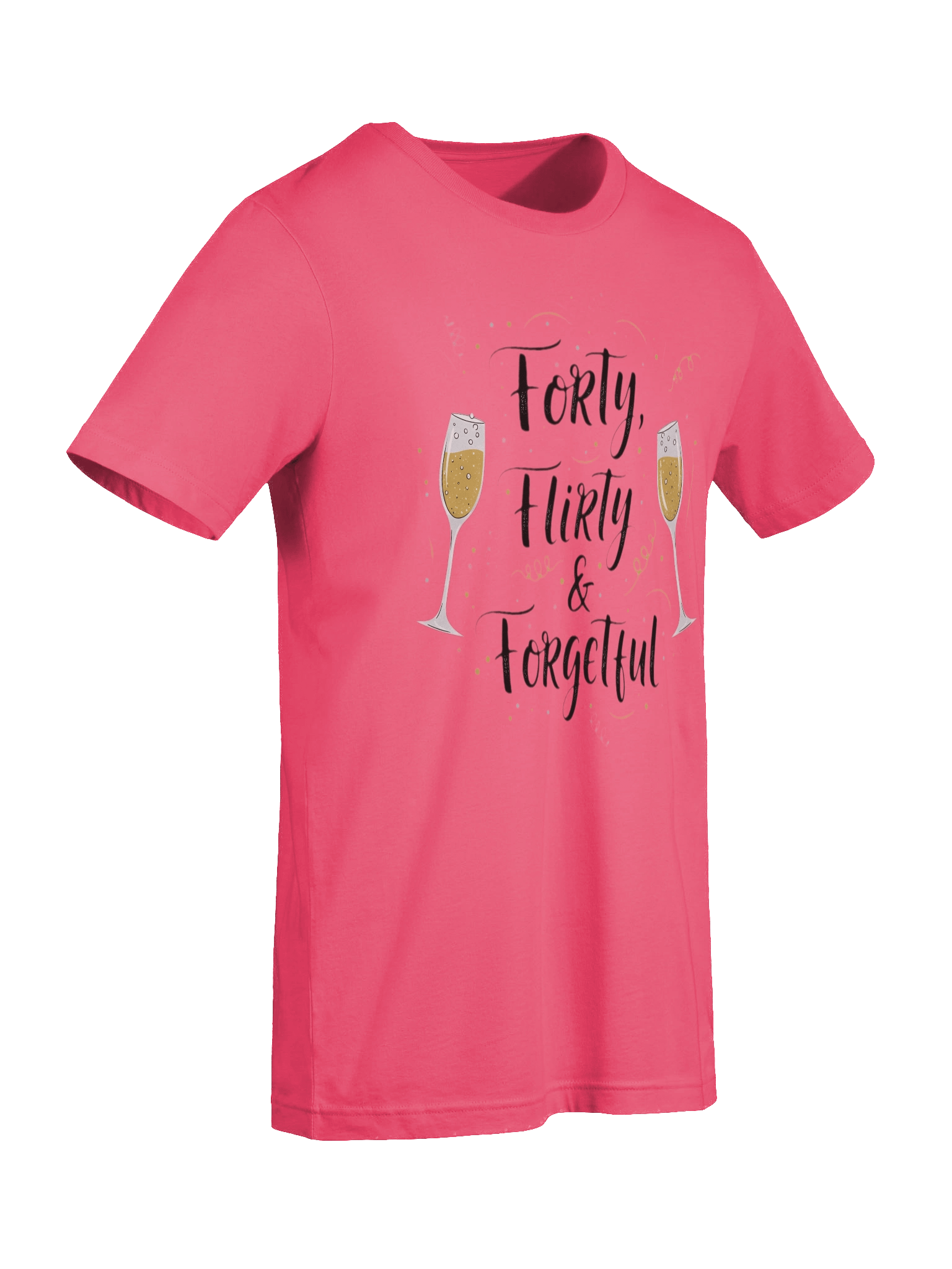 Forty Flirty & Forgetful 40th Birthday T-Shirt | Funny Milestone Birthday Gift for Her product image (43)