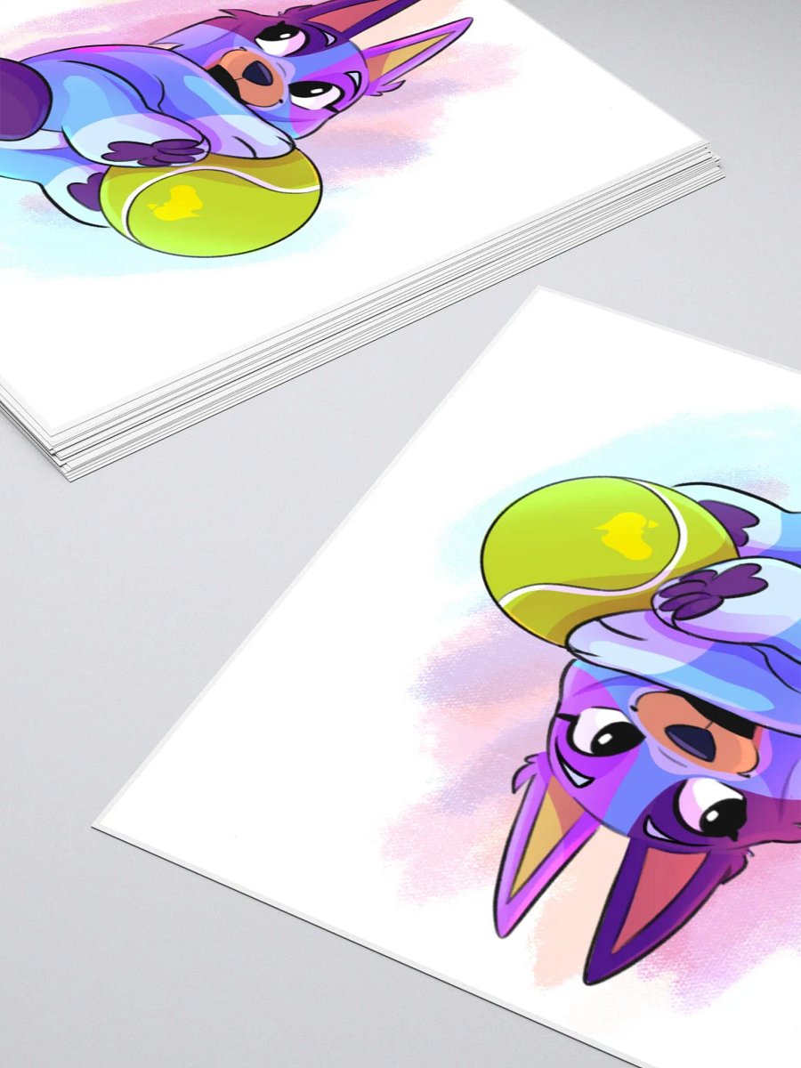 Cheeky Tennis Ball Sticker product image (4)
