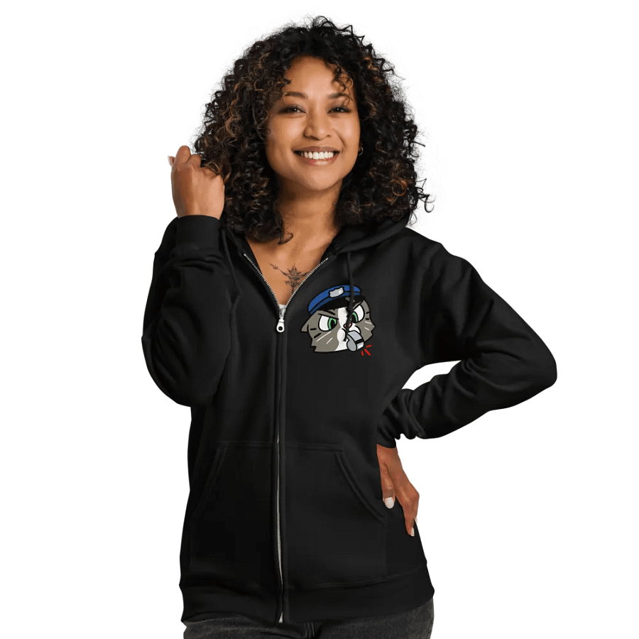 Officer Kitty Cat Hoodie product image (8)