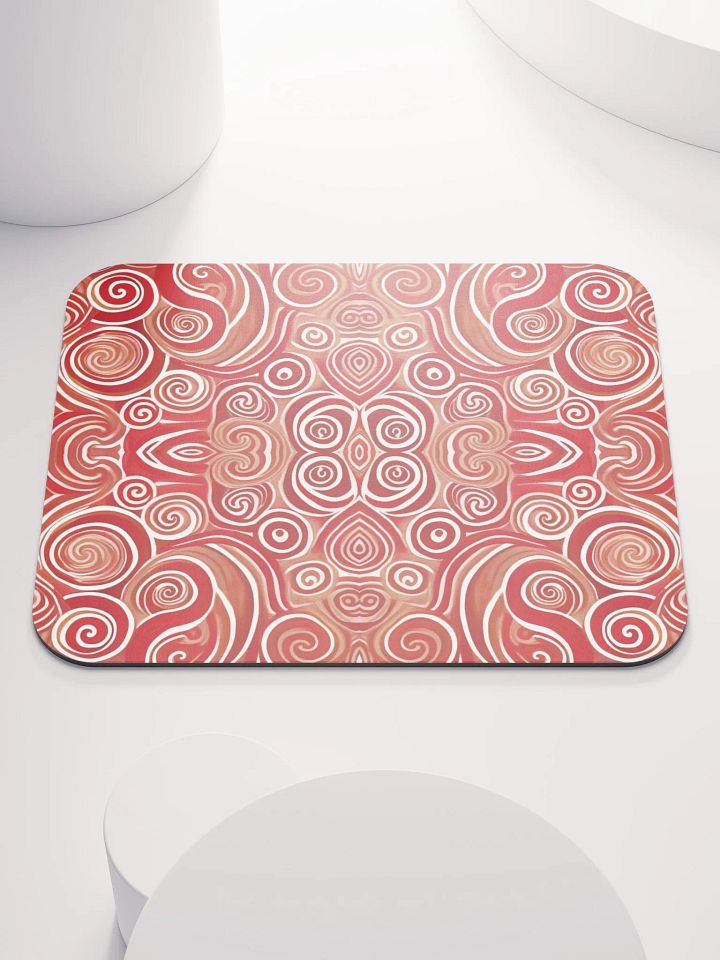 Funky Cherry Liquid Swirls Tie-Dye Classic Mouse Pad product image (2)