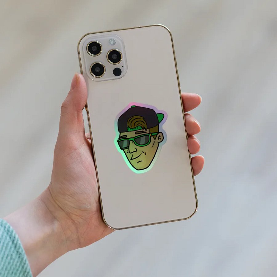 Stash Konig Cartoon Face Sticker product image (8)