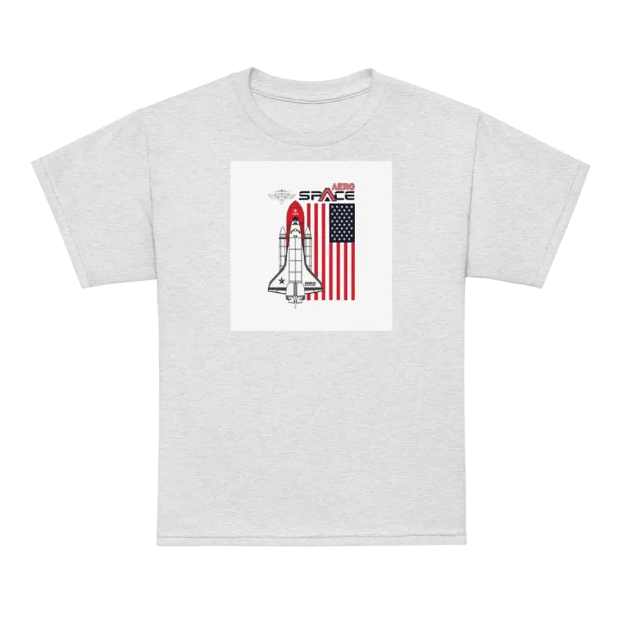 Kids T-Shirt Space Plane Unisex Softstyle T-Shirt product image (7)
