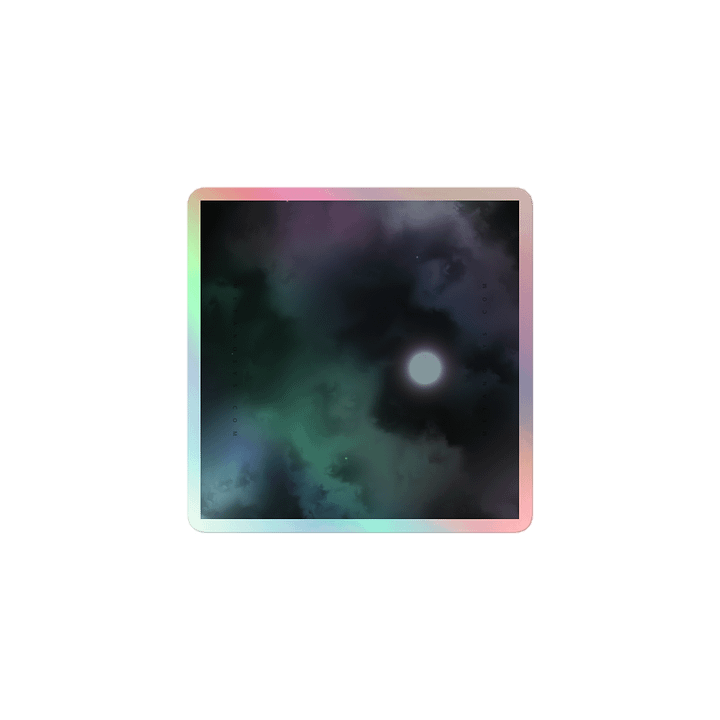 Gray Sky Holographic Sticker Sheet product image (1)