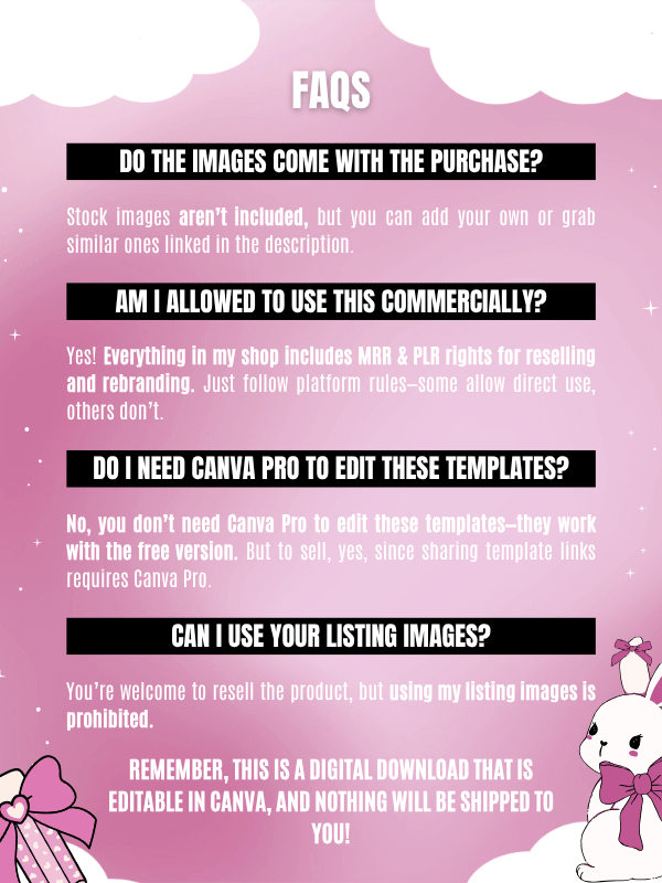 MRR/PLR Instagram Templates for Digitals product image (10)