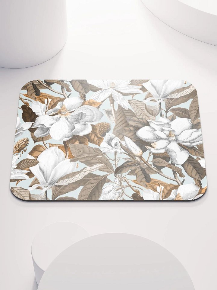 Blue Magnolia Grandiflora Mouse Pad product image (2)