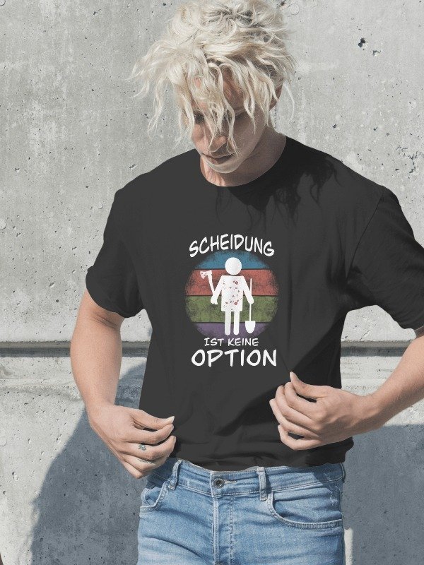 T-Shirt - Scheidung ist keine Option Men's Edition product image (2)
