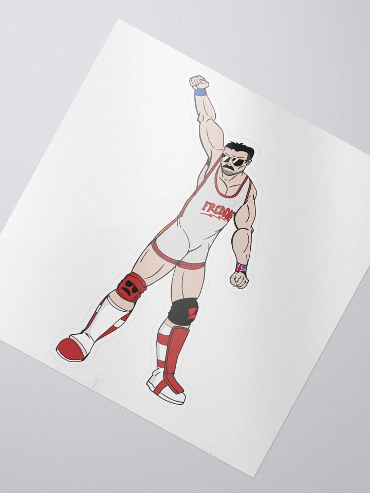 LuchaFreddie the return toon sticker product image (2)