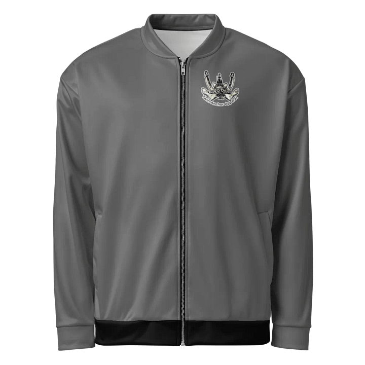 Foss Tugboat Sketch Gray Bomber Jacket product image (2)