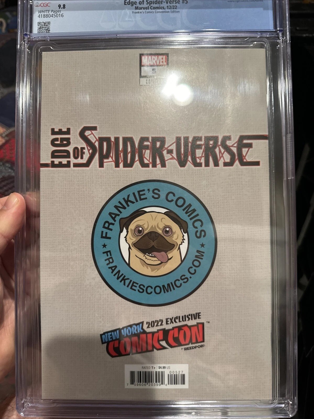 Edge of Spider-Verse #5 (2022) | CGC 9.8 | Tony Daniel Virgin Sketch Variant | NYCC Exclusive product image (2)