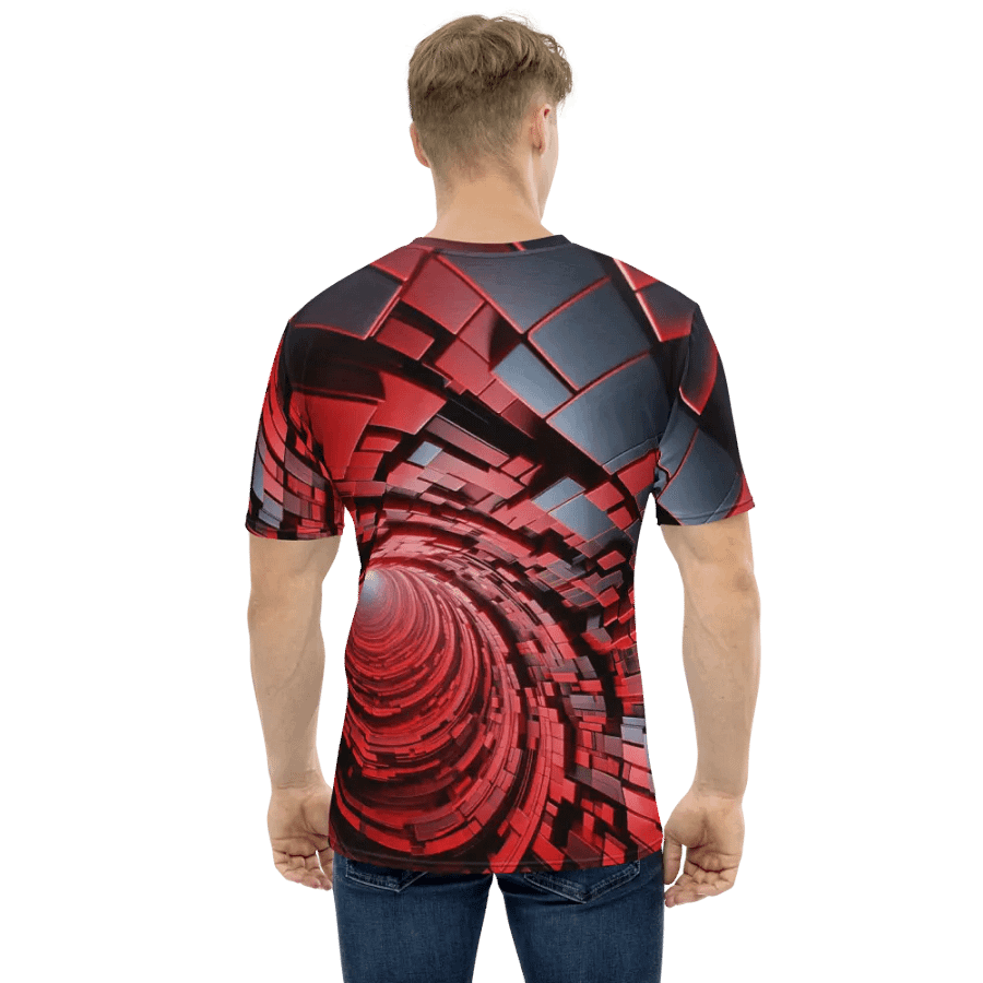 Vortex Red All-Over Print Tee product image (3)