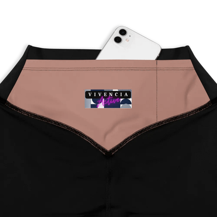 Vivencia Active Rose V Sports Leggings product image (1)
