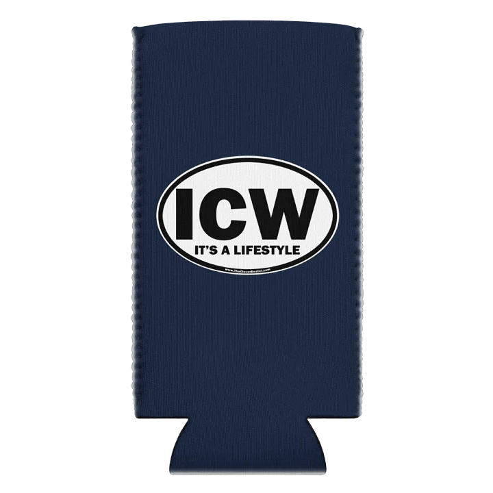 ICW-It's A Lifestyle - Dark Blue Can Koozie product image (2)