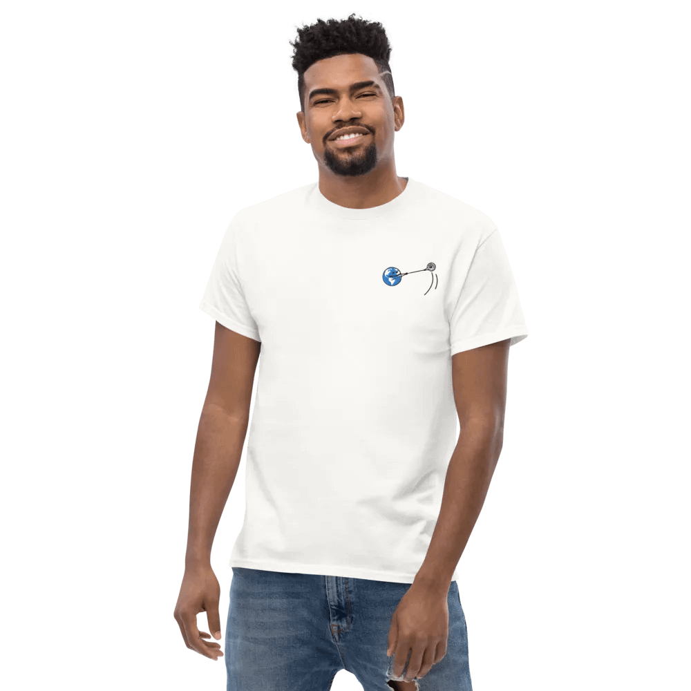 Gravity swing embroidered tee product image (4)