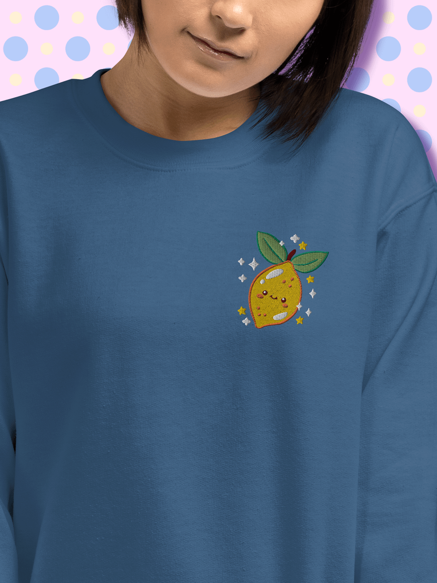 Whimsical Lemon Smiles Crewneck product image (4)