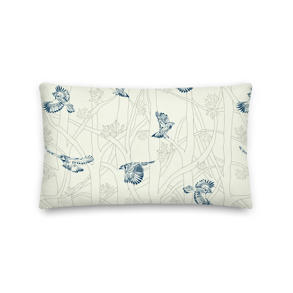 Jabbering Jays Forest Premium Pillow product image (5)