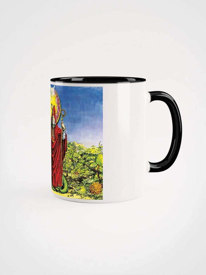 Custom Two-Tone Ceramic Mug - Mystical Hermes Trismegistus Design - Hermetic Tarot Coffee Cup - Microwave & Dishwasher Safe - 11oz, 15oz product image (2)