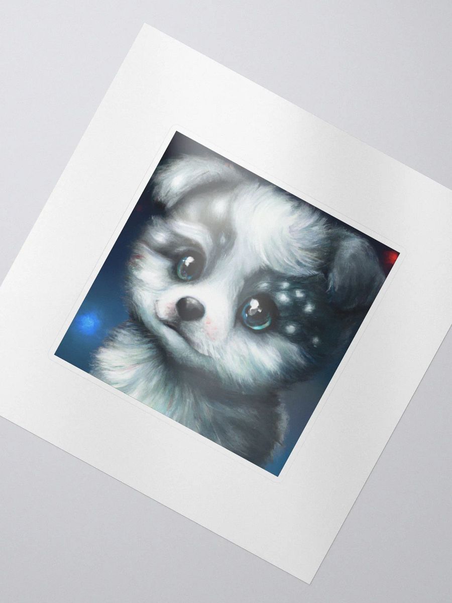 Cute Galactic Puppy Delta Sticker product image (2)