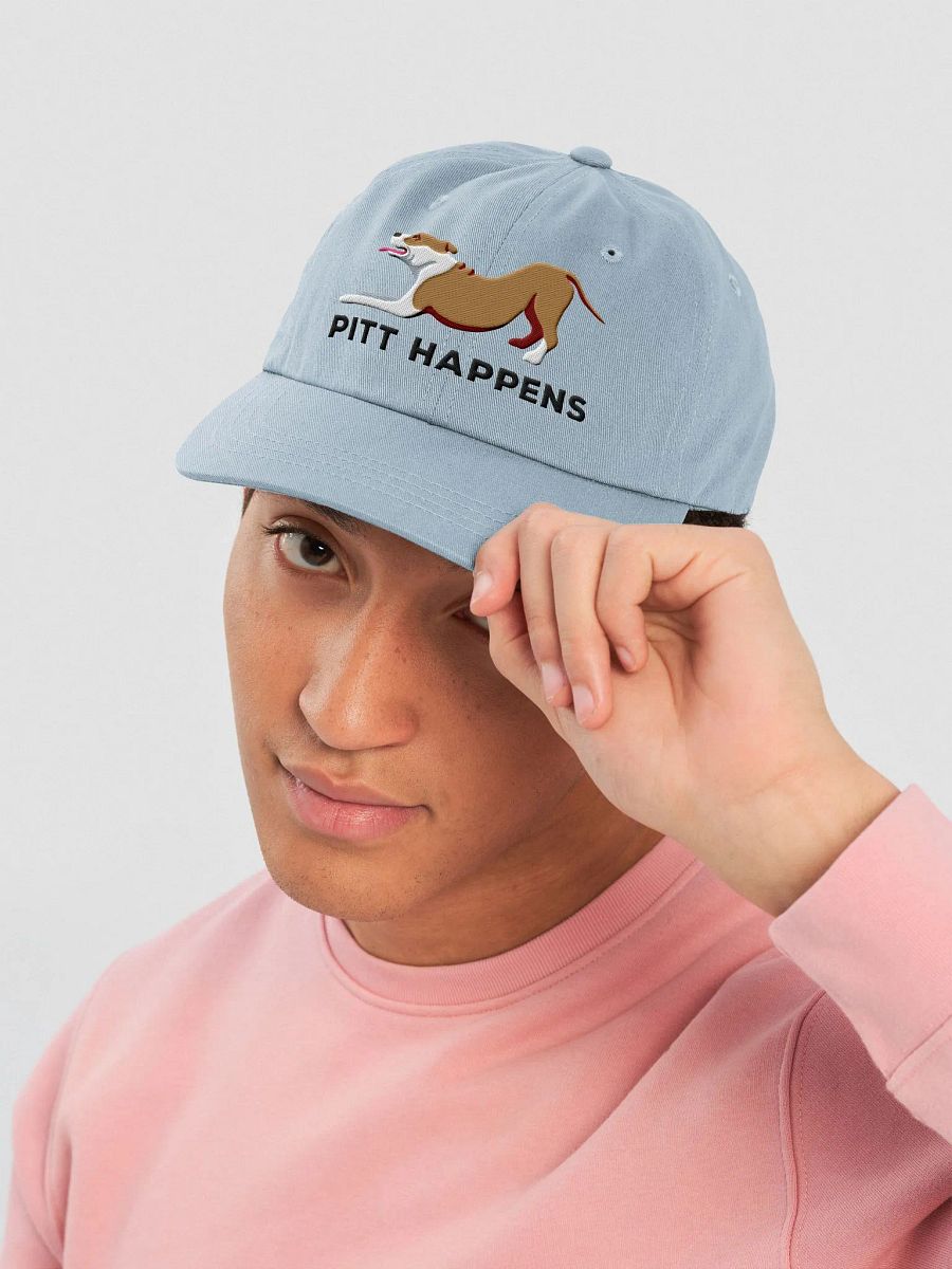Pitt Happens Classic Dad Hat(Embroidered) of a Pitbull Terrier product image (18)