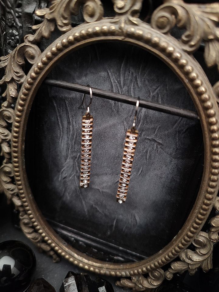 Earrings Brass Copper - Glimmer Stick product image (2)