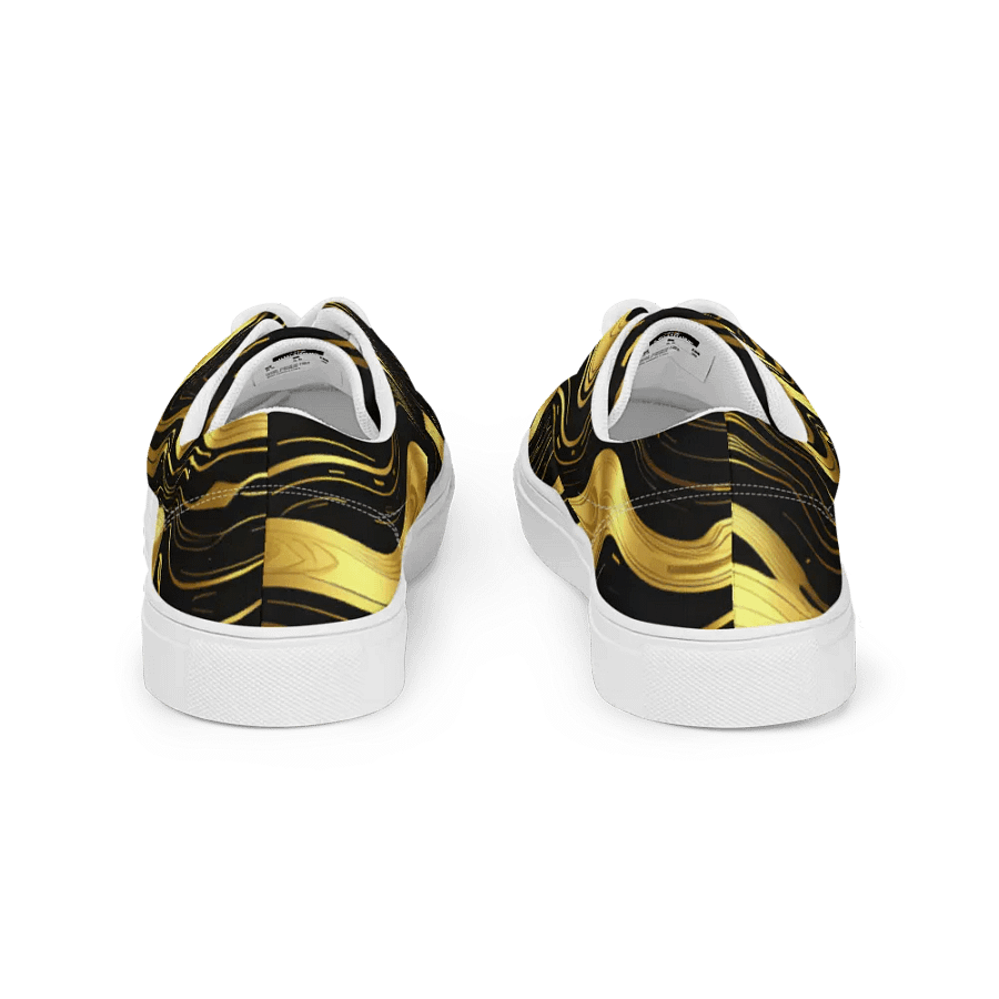 Golden Wave - Lace-Up Canvas Shoes product image (9)