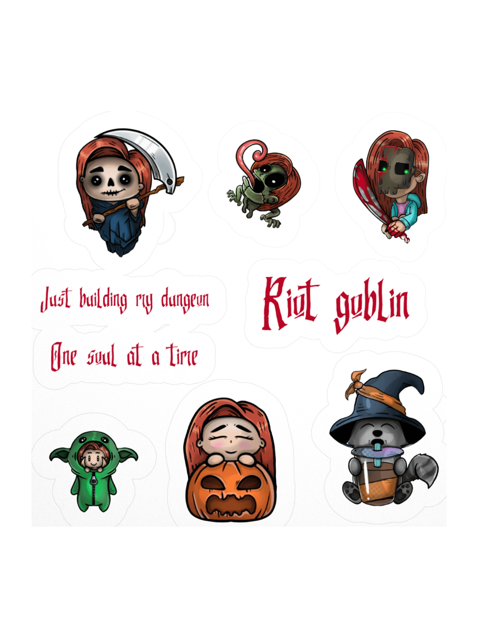 Halloween in the Dungeon sticker set product image (3)