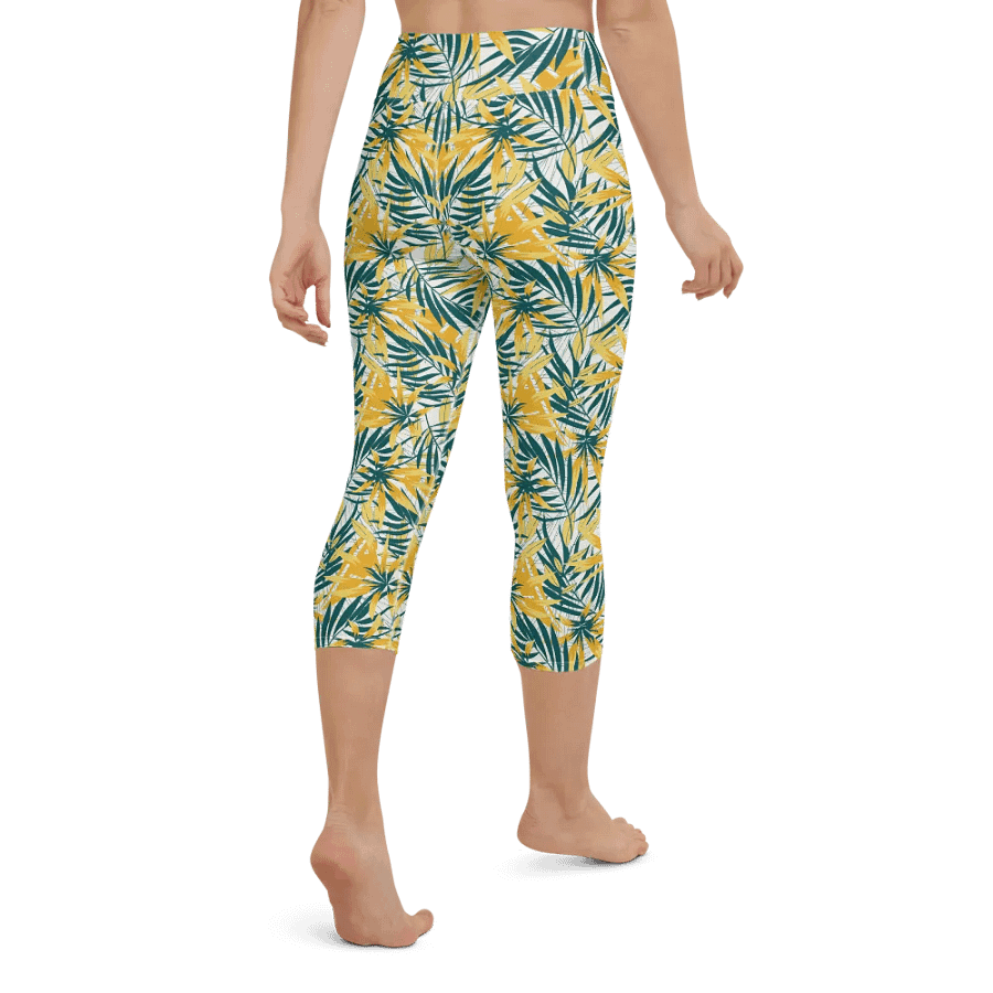 Tropical Summer | Yoga Capri Leggings product image (4)