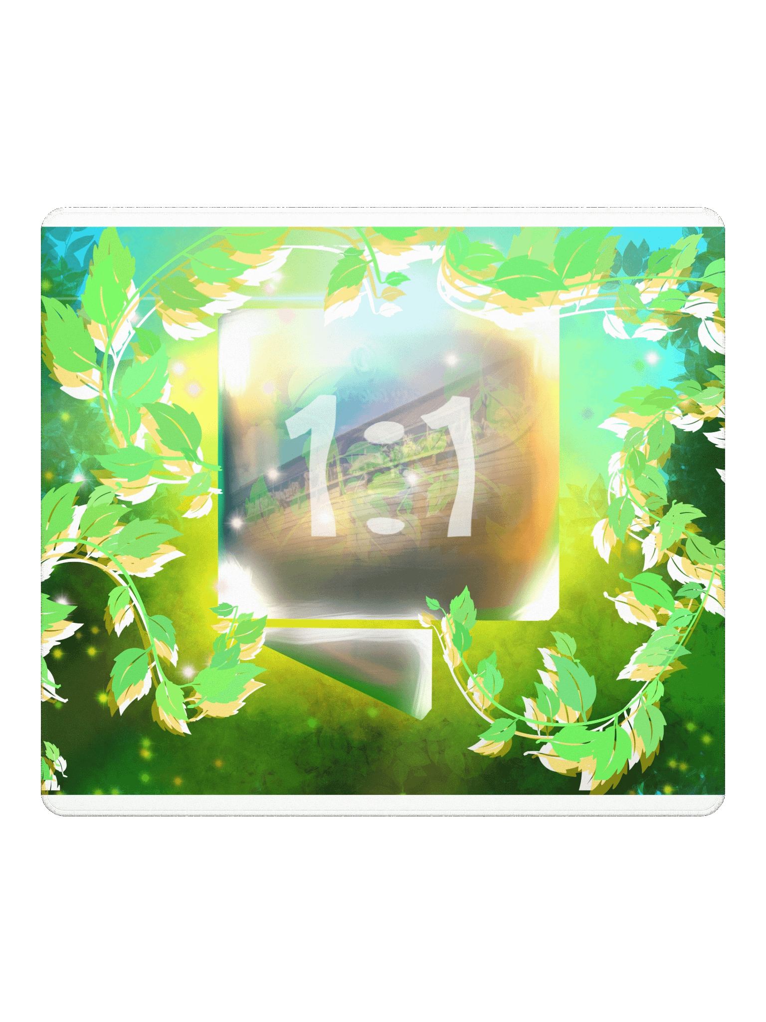 AiG logo - Enhanced Solarpunk Artifact into Nature Glow Gaming Mouse Pad product image (2)