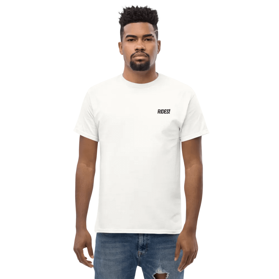 RIDES Plain Tee (White) product image (3)