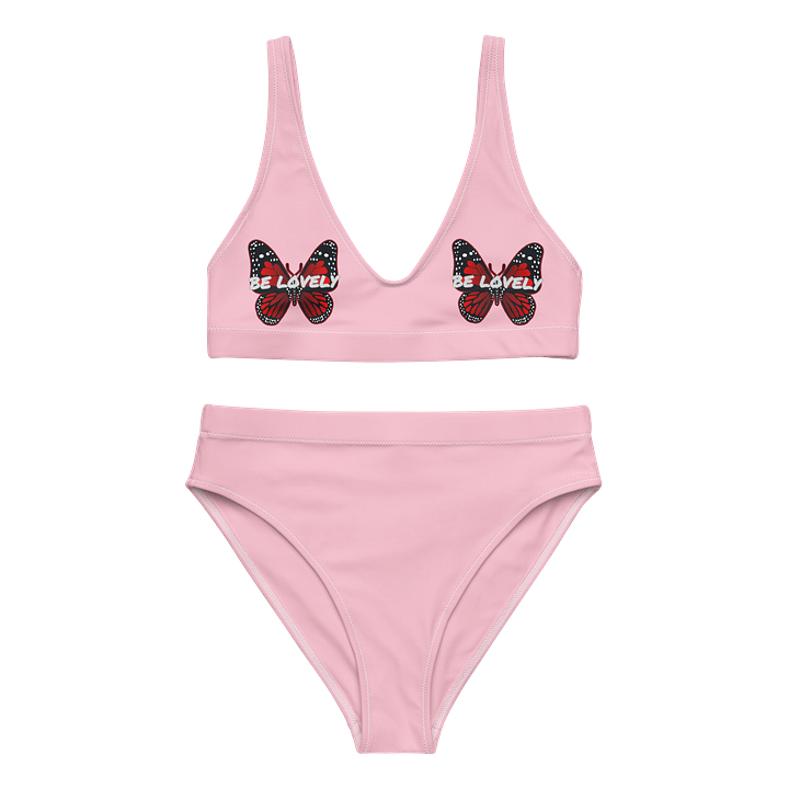 Be Lovely Butterfly Recycled All-Over Bikini Set Women Pastel Pink product image (1)