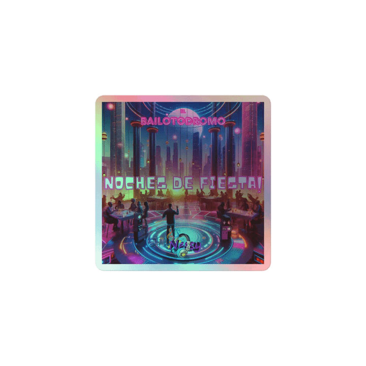 Sticker holográfico Noches de Fiesta product image (1)