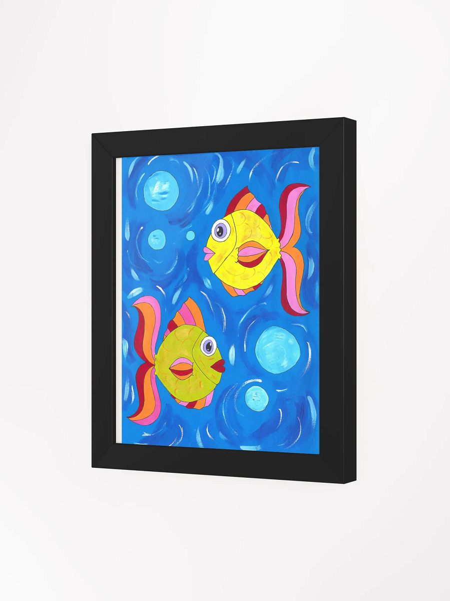 Fish style (art by Dina R.) acrylic painting picture - Enhanced Matte Paper Poster (in) product image (29)