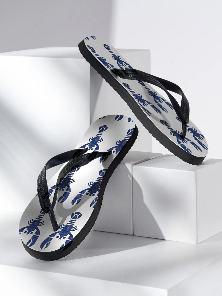 Oceanic Lobster Delight Flip-Flops product image (1)