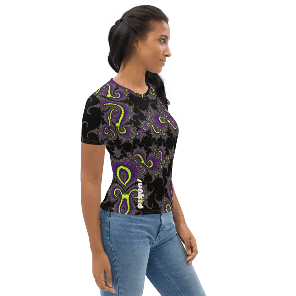 Fractal women's T-shirt - Acid Nights product image (2)
