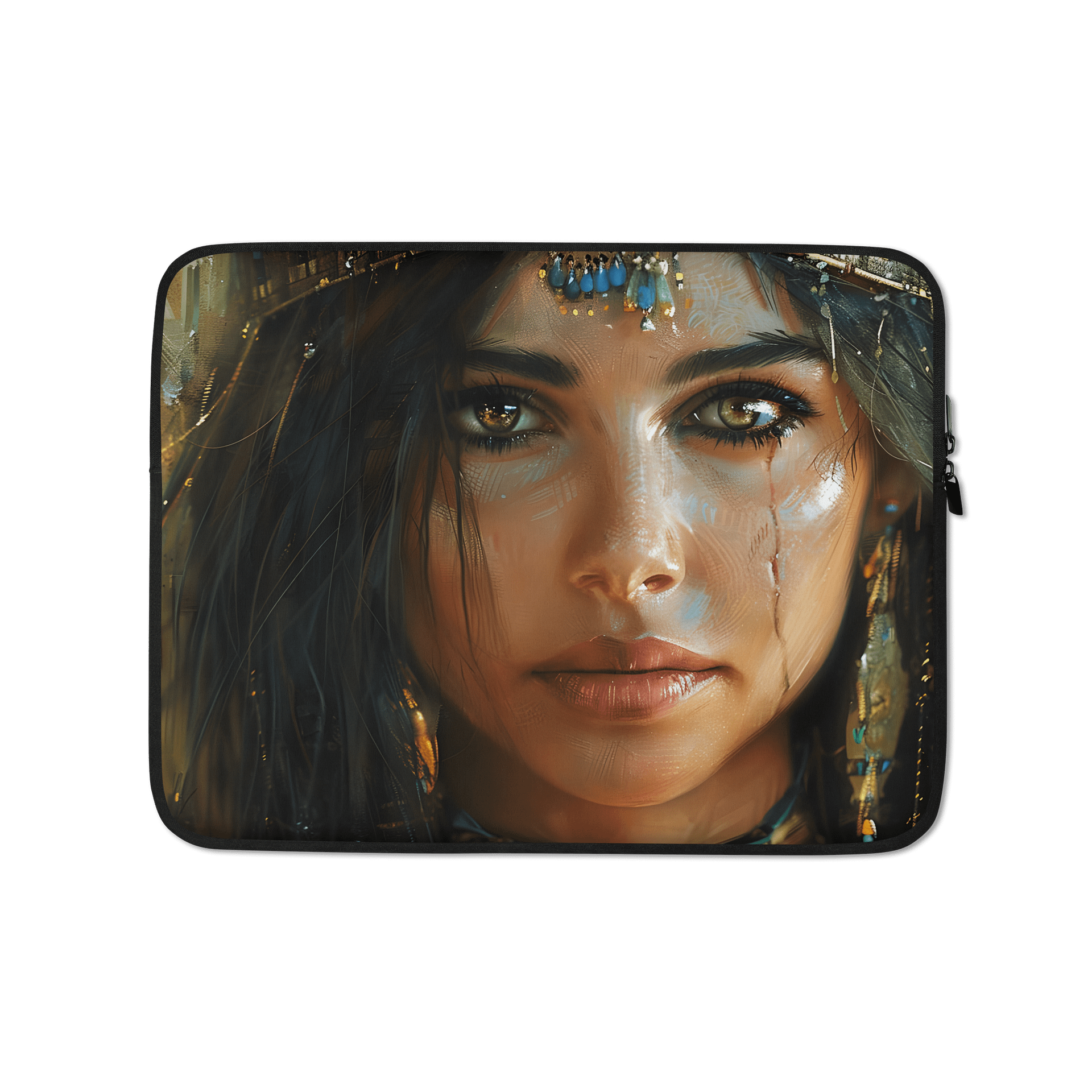 Ancient Woman Warrior Laptop Case product image (1)