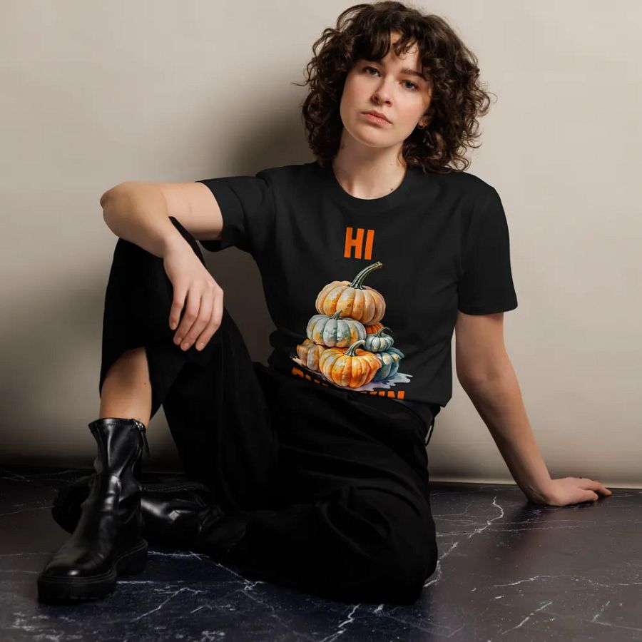 Hi Pumpkin Stack T-Shirt product image (10)