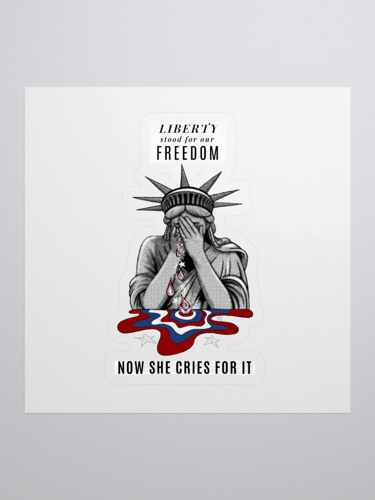 Liberty Weeps Sticker product image (1)