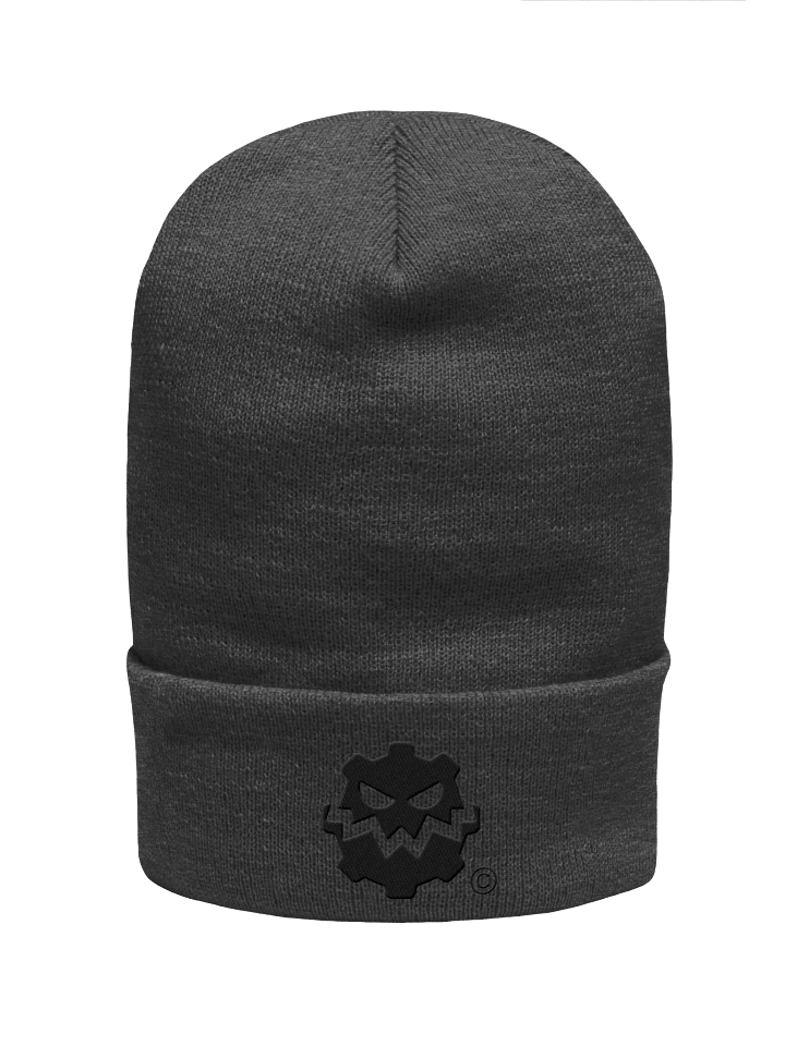 Cog Monster Black Logo Embroidered Beanie product image (1)