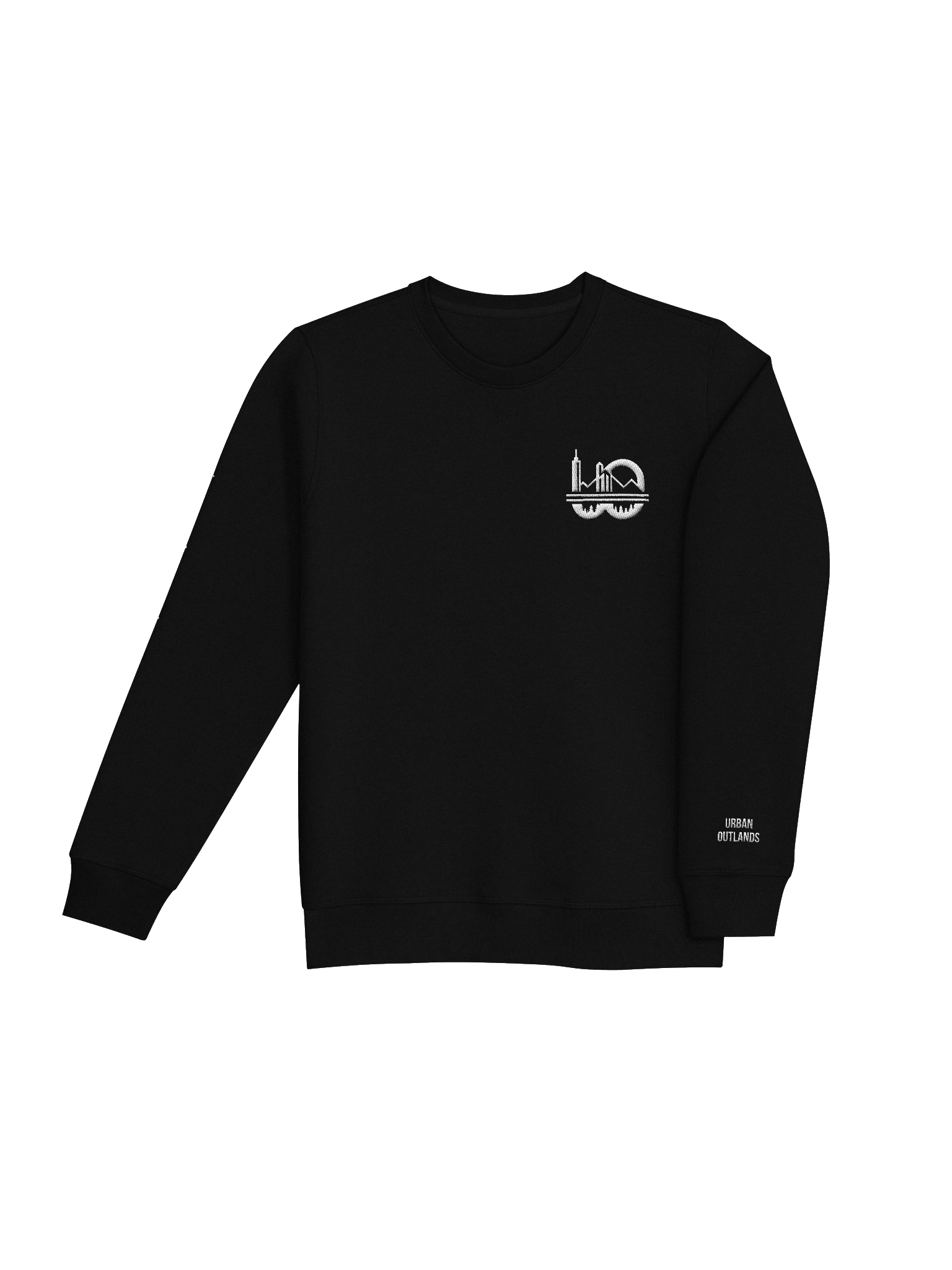 The Summit - Midweight Crewneck Sweatshirt | Organic Cotton | Black product image (4)