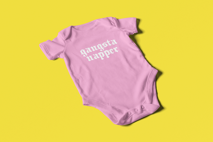 Gangsta Napper - Baby Bodysuit Onesies for Boys and Girls product image (2)