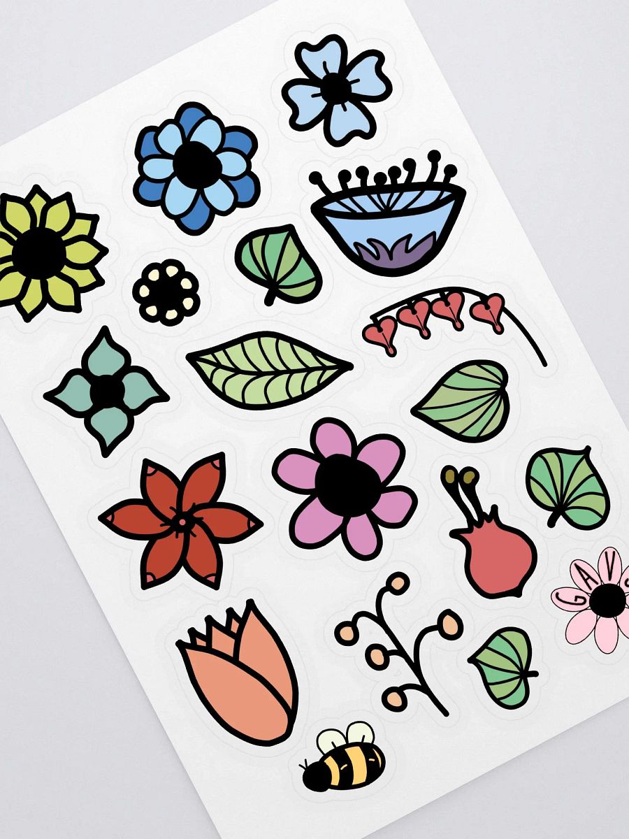 Gav's Garden Kiss Cut Sticker Sheet product image (1)
