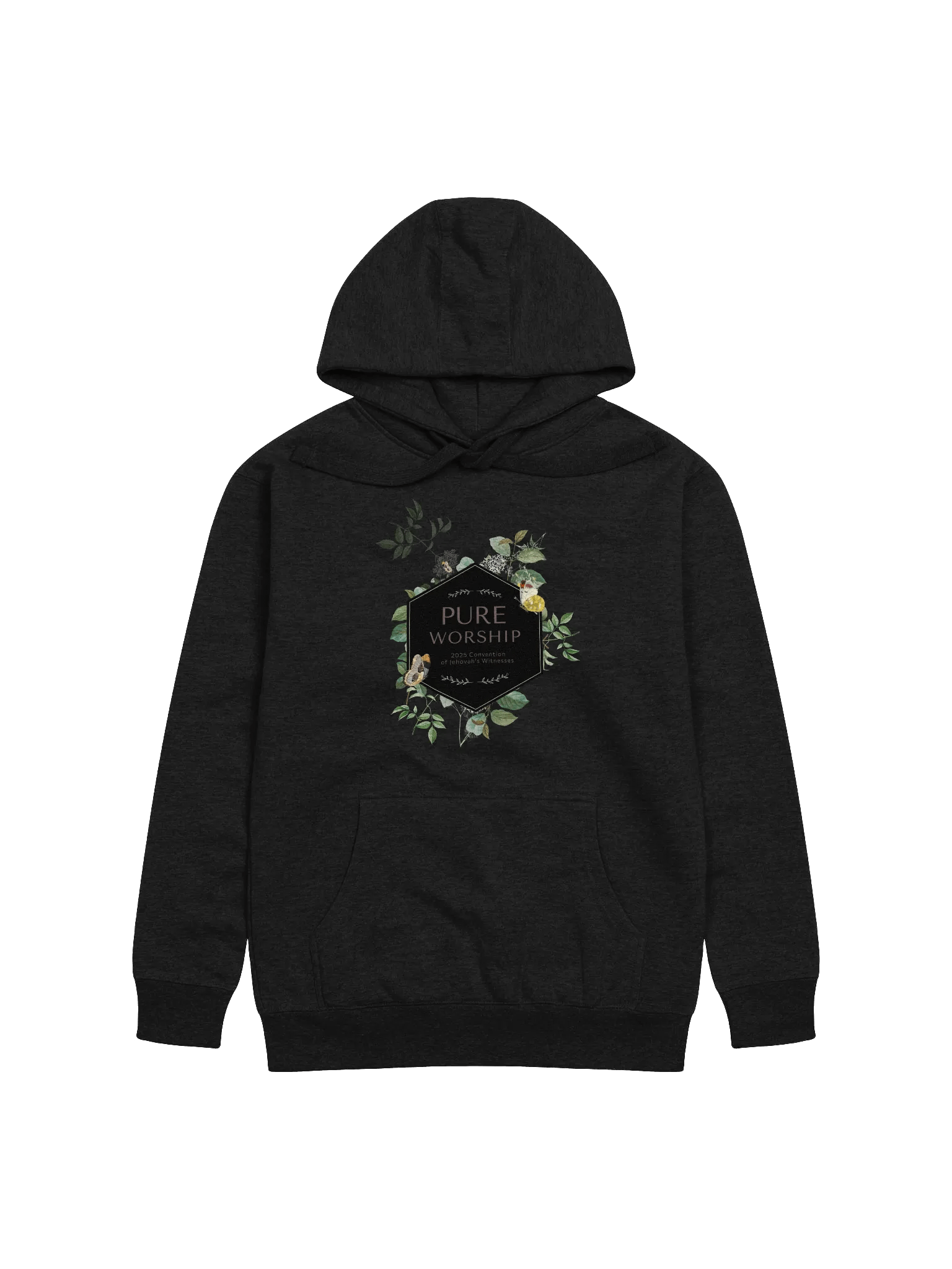 "Pure Worship" 2025 Convention Botanical Unisex Hoodie product image (1)