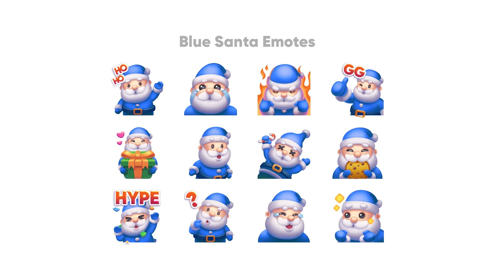 Santa Emotes 12-Pack product image (3)