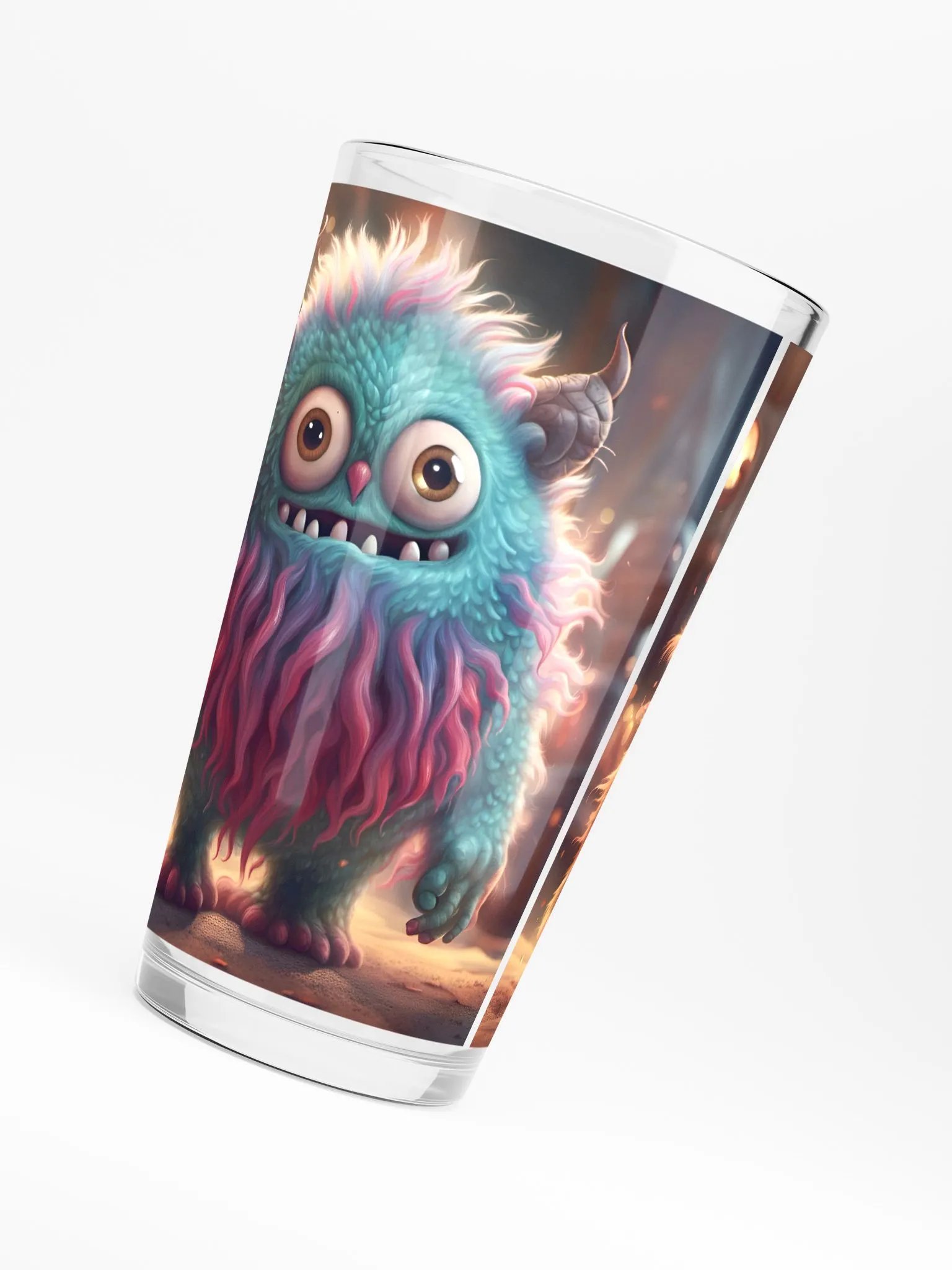 Cute Monster Pint Glass product image (6)