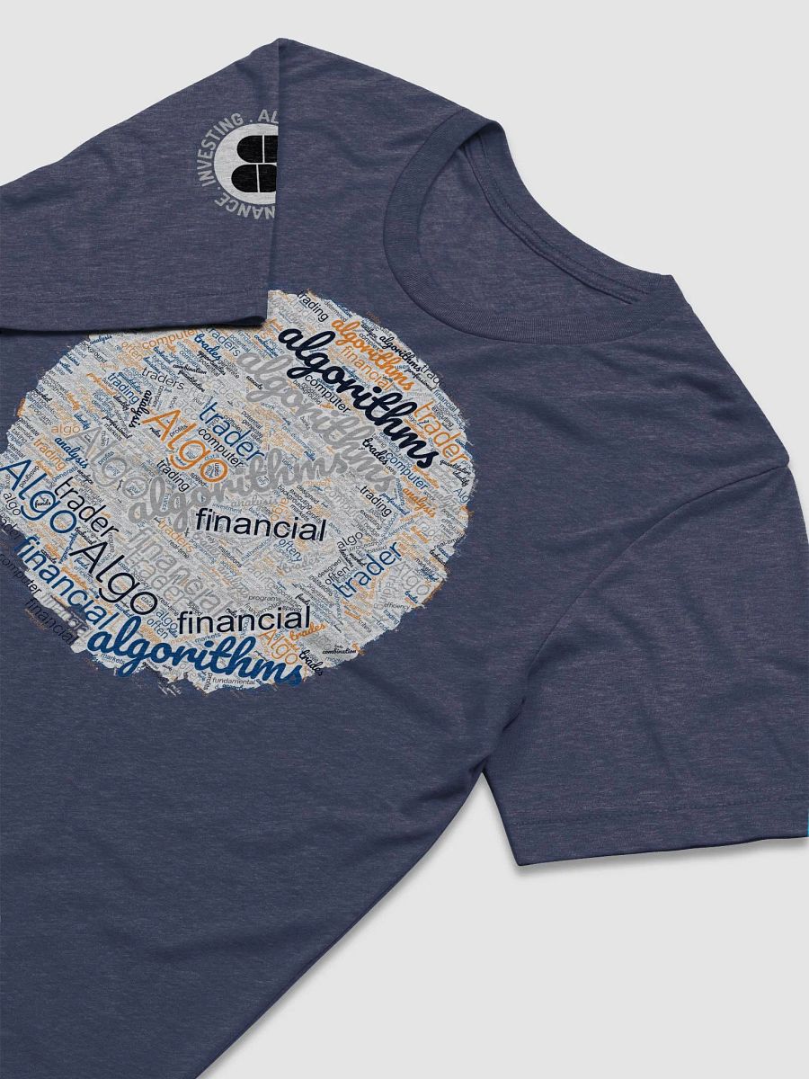 Algo Trading Word Jumble Triblend T product image (3)